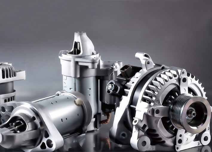 สเตเตอร์มอเตอร์ขนาดเล็กสำหรับยานยนต์และแกนโรเตอร์